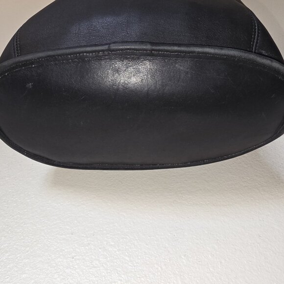 Vintage COACH LEGACY LARGE SHOPPER Black Leather Shoulder Bag Purse 9090 USA - Picture 7 of 16